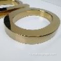 Platende metalen kanaalbrief